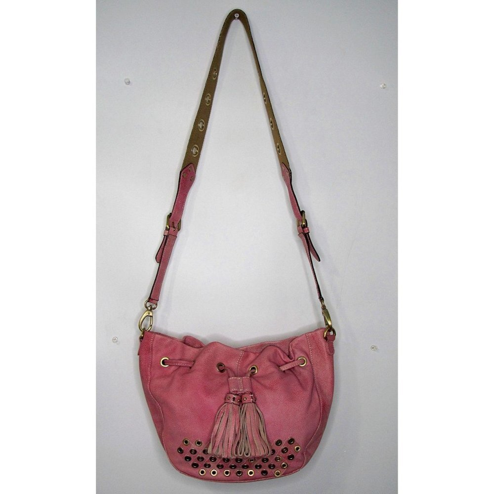 Firenze Bella Leather Crossbody Shoulder Bag Purse